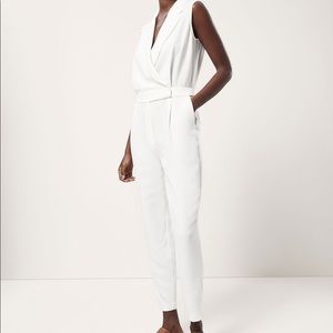 Massimo Dutti Crossover Jumpsuit with Lapel Collar